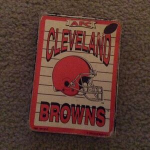Vintage Cleveland Browns AFC Playing Cards 1994 NFL Teams